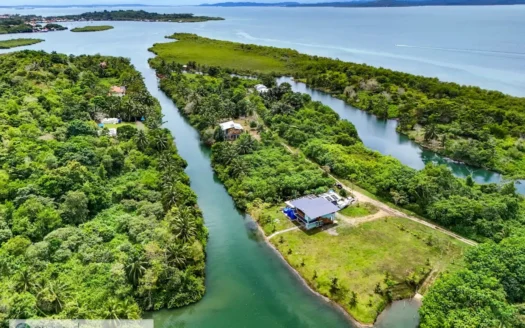 Titled Waterfront Home with Marina, Bocas del Toro
