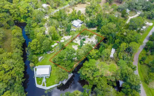 .54 Acre Canal Front lot for Sale in Suwannee, FL