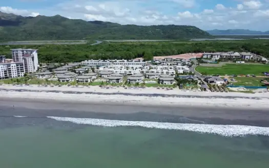 Ocean View Two-Story Duplex Steps from the Beach at Playa Caracol