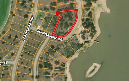 Large Lot with Lake Brownwood View