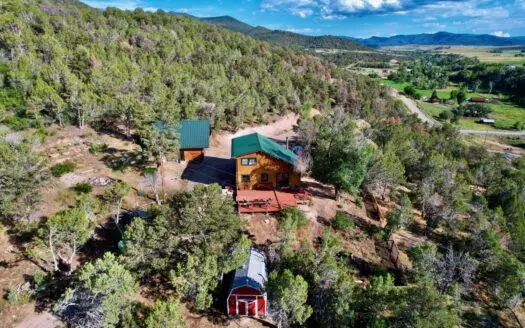 Colorado Log Home with Acreage for Sale Near Silt, Co