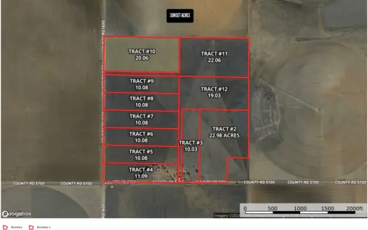 Tracts for sale near Shallowater Texas.