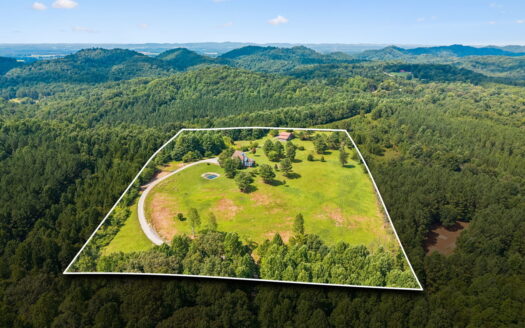 Country Home in TN with Private Acreage and Mountain Views
