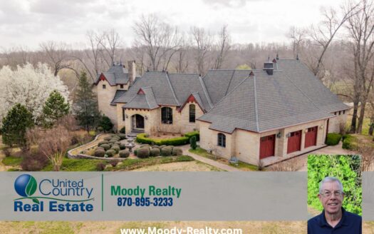 European Style Luxury Home & Acreage On The Southfork River