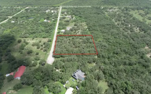 3 Acres with Oaks Trees & Well Near Skidmore, TX
