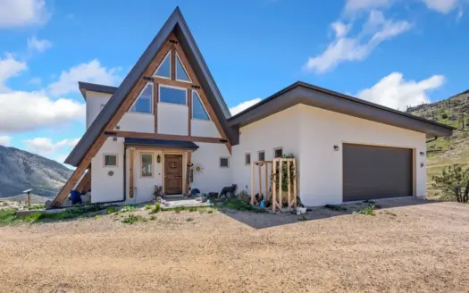 CO Mountain A-Frame Home 35 Acres in Buckhorn Canyon