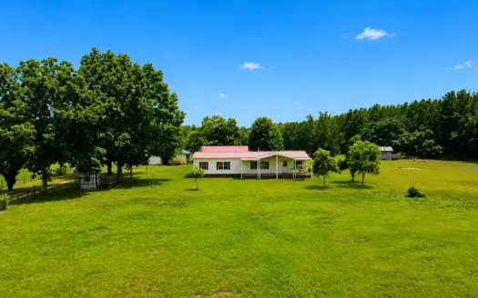 14 Acre Horse Farm with Home and 4 Barns in Malvern Alabama