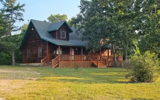 Secluded Log Home on 10 Acres in Theodosia, Missouri Ozarks