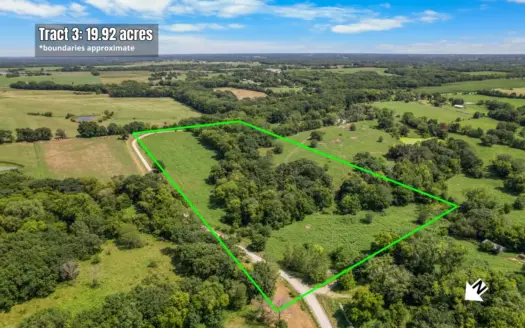 Tract 3: 19.92-Acre Country Homesite Near Mirabile, Missouri