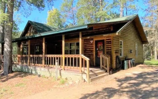 Log-sided Home with River Frontage for Sale in Rutledge, Mn