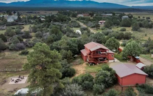 Log Cabin with a Lake View Near Mancos, Co
