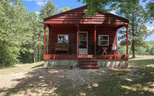 Beautiful Secluded Property in the Ozarks with Log Cabin