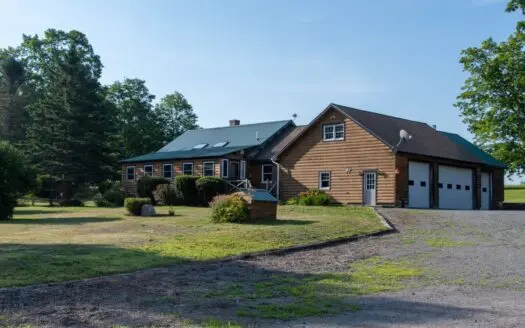 Maine Country Log Home