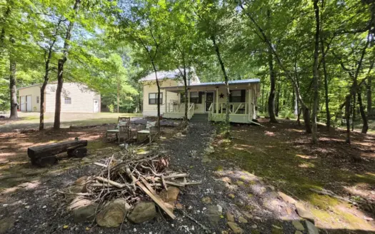 Cabin, Shop & 9 Acres – Kiamichi River Frontage