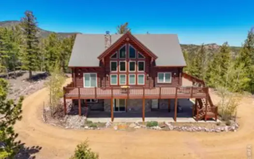 Custom Log Home on 10+ Acres with Sweeping Views