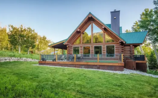 12.92 Acres with Luxury Log Home in Placerville, CO