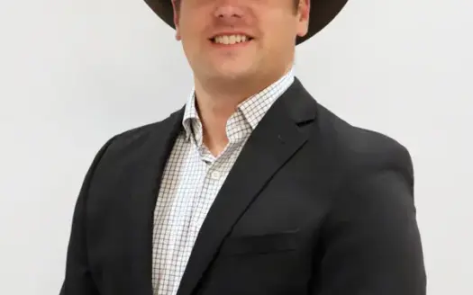 agent profile picture for Adam Sermo on ranch properties website