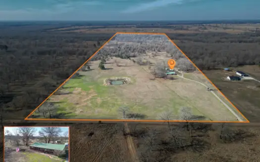 45 Fenced Acres + 4/3 Home + 1,400 Sq Ft Climate-Controlled Shop