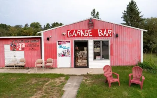 Famous Garage Bar for Sale in Juneau County Wisconsin