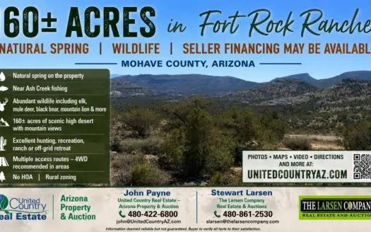 160 Acres with Spring & Wildlife | Fort Rock Ranches