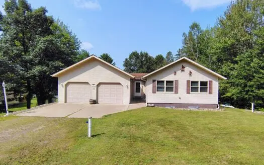 Lake Home for Sale on Musser Lake in Phillips, Wisconsin