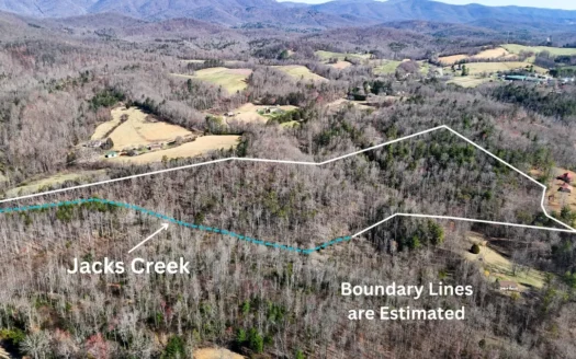 20 Acres For Sale in Woolwine, Virginia with Jacks Creek Frontage