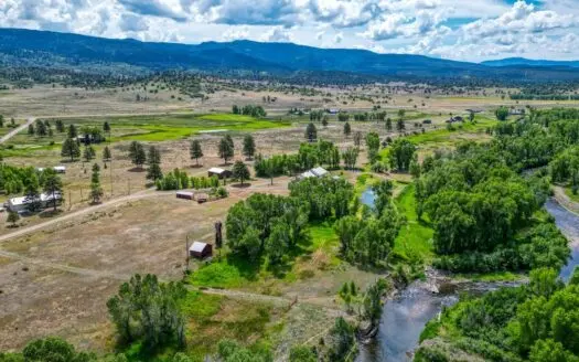 Chama NM Riverfront Acreage and Home, Horse Property
