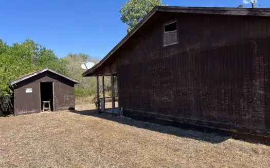 Fishing cabin on Lake Corpus Christi